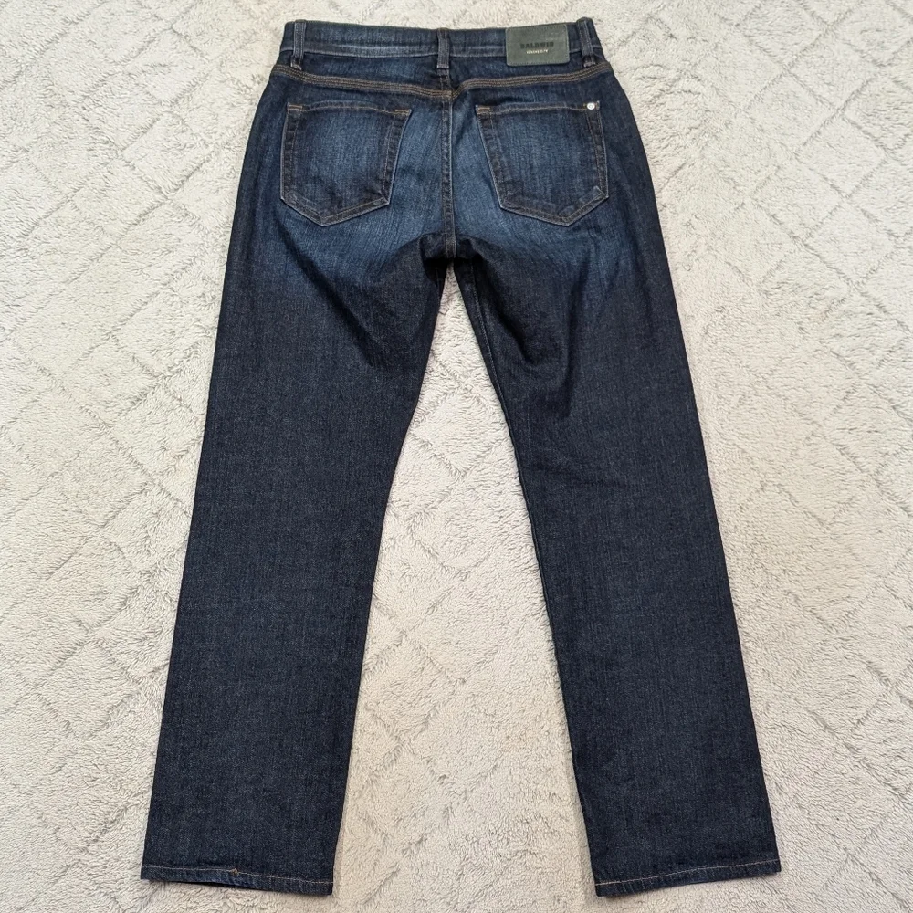 Baldwin Jeans Mens 29x28 Blue Indigo Brennan Modern Straight Kansas City USA